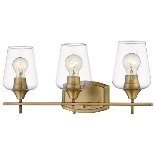 Z-Lite Joliet Olde Brass Bathroom Light by Z-Lite 473-3V-OBR