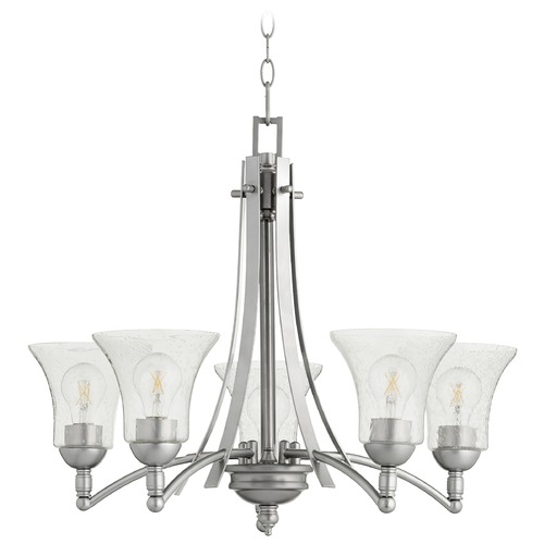 Quorum Lighting Aspen Classic Nickel Chandelier by Quorum Lighting 6177-5-64