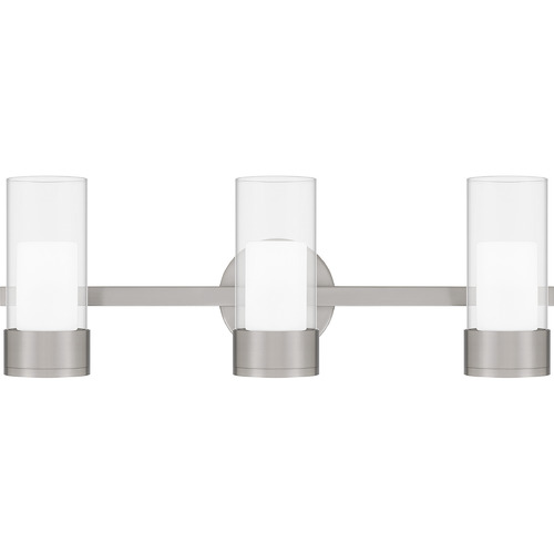 Quoizel Lighting Logan Bathroom Light in Brushed Nickel by Quoizel Lighting PCLOG8622BN