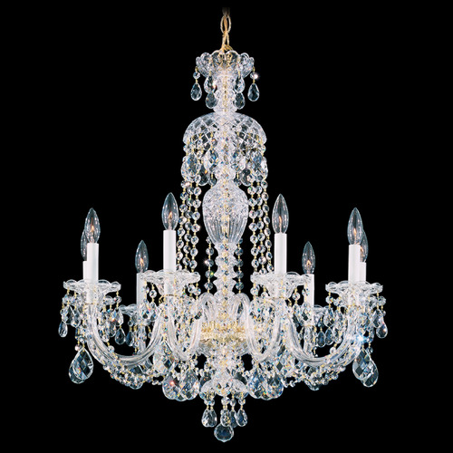 Schonbek Worldwide Lighting Sterling Aurelia Crystal Chandelier