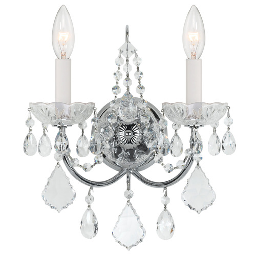 Crystorama Lighting Imperial Polished Chrome Sconce