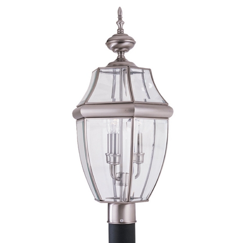 Generation Lighting Lancaster 24-Inch Post Light in Antique Brushed Nickel by Generation Lighting 8239-965