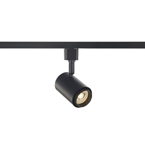 Black 2700K LED Cylinder Track Head for Halo Track Systems by Recesso