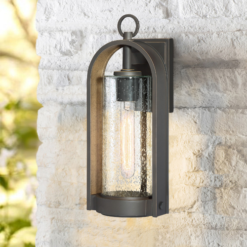 Kamstra Oil Rubbed Bronze with Gold Highlights Outdoor Wall Light by Minka Lavery