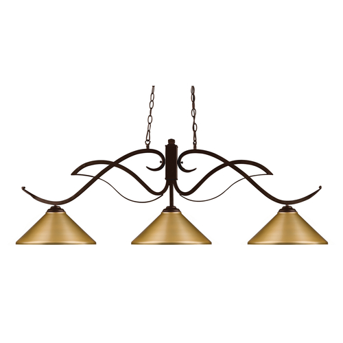 Phoenix Bronze Billiard Light by Z-Lite