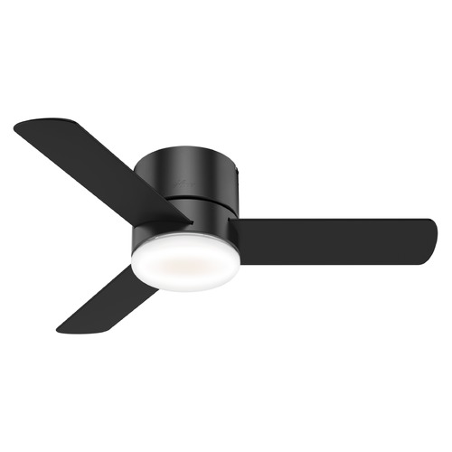 Hunter Fan Company 44-Inch Minimus Fan in Matte Black by Hunter Fan Company 59453