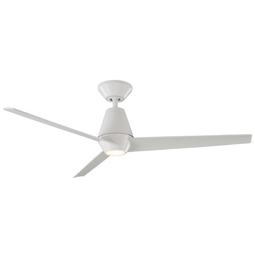 Modern Forms by WAC Lighting Slim 52-Inch LED Fan in Matte White 3000K by Modern Forms FR-W2003-52L-MW