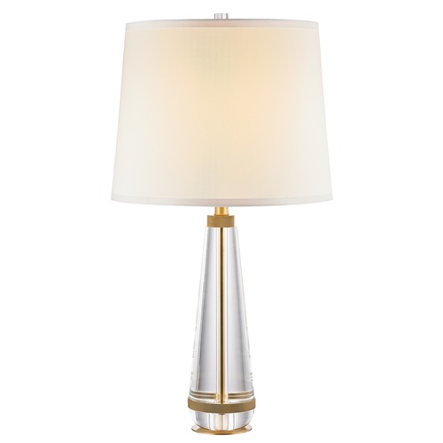 Alora Lighting Alora Lighting Calista Vintage Brass Table Lamp with Empire Shade TL315229VBWS