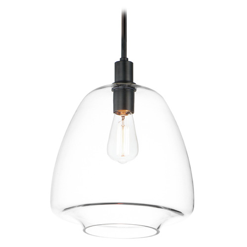 Maxim Lighting Babylon Black Pendant Light with Bowl / Dome Shade