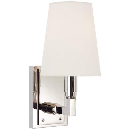 Thomas OBrien Watson Sconce in Polished Nickel by Visual Comfort Signature