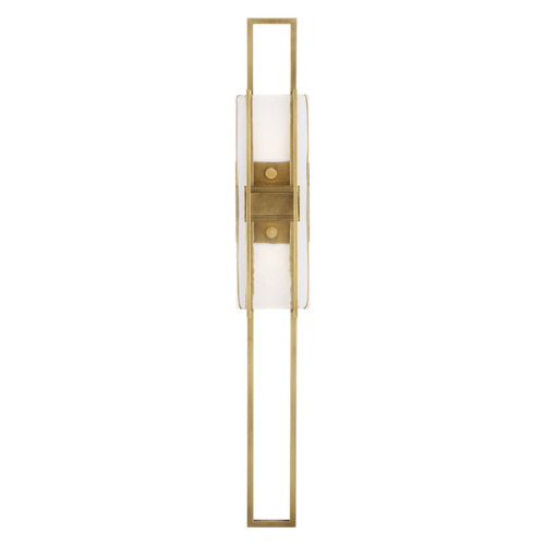 Visual Comfort Modern Collection Mick De Giulio Duelle 28-Inch LED Sconce in Brass by Visual Comfort Modern 700WSDUE28NB-LED927