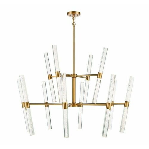 Savoy House Arlon 24-Light LED Chandelier in Warm Brass by Savoy House 1-1734-24-322