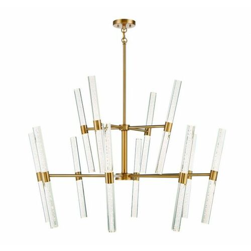 Savoy House Arlon 24-Light LED Chandelier in Warm Brass by Savoy House 1-1734-24-322