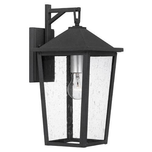 Stoneleigh Outdoor Wall Light in Mottled Black by Quoizel Lighting