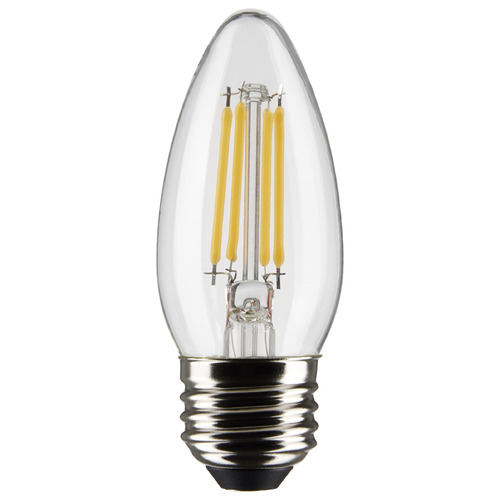 Satco Lighting 4W B11 E26 Clear LED Light Bulb in 4000K by Satco Lighting S21286