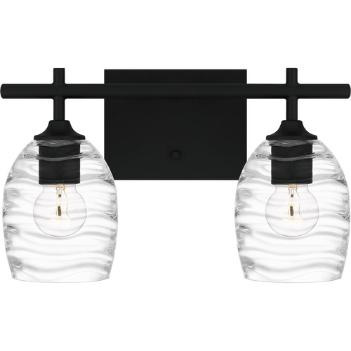 Quoizel Lighting Lucy Matte Black Bathroom Light by Quoizel Lighting LCY8615MBK