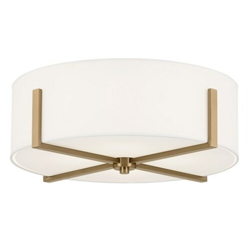 Kichler Lighting Malen Champagne Bronze Flush Mount Light by Kichler Lighting 52594CPZ