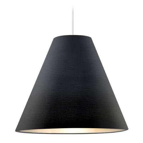 Besa Lighting Dylan White LED Pendant Light with Conical Shade