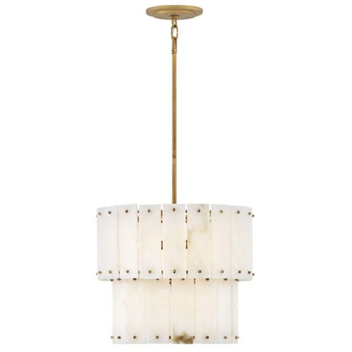 Simone 17.50-Inch Convertible Chandelier in Gold by Fredrick Ramond