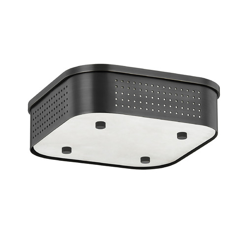 Hudson Valley Lighting Madison Square Distressed Bronze LED Flushmount Light