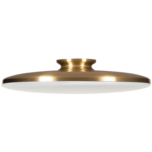 AFX Lighting Afx Lighting Skye Satin Brass LED Semi-Flushmount Light SKYF19LAJD1SB
