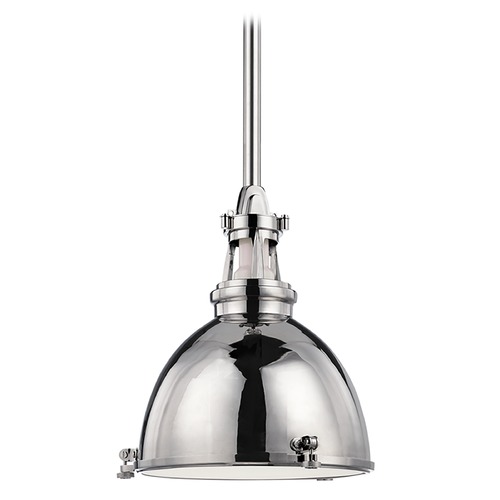 Massena Pendant in Polished Nickel by Hudson Valley Lighting