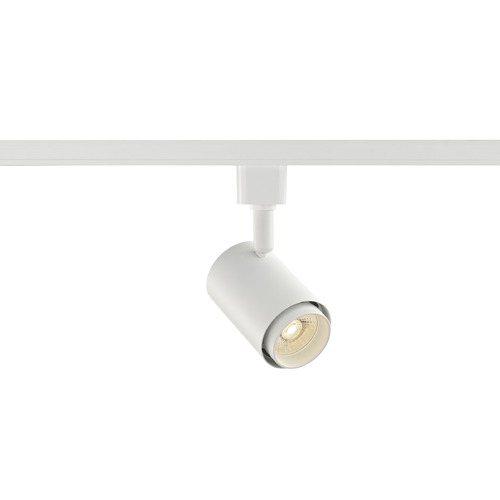 White 2700K LED Cylinder Track Head for Halo Track Systems by Recesso