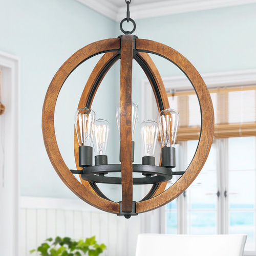 Maxim Lighting Bodega Bay 18.5-Inch Pendant Light in Anthracite 20917APAR/BUI