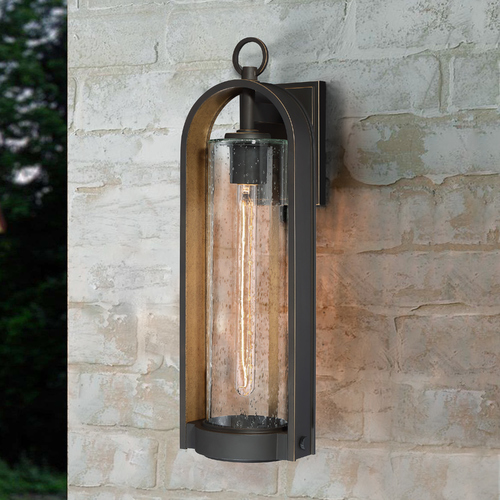 Minka Lavery Kamstra Oil Rubbed Bronze with Gold Highlights Outdoor Wall Light by Minka Lavery 72453-143C