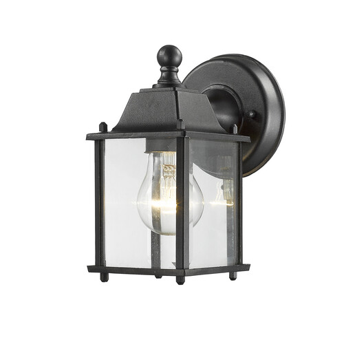 Waterdown Black Outdoor Wall Light by Z-Lite