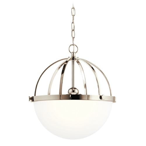 Kichler Lighting Edmar 16-Inch Polished Nickel Pendant by Kichler Lighting 52135PN