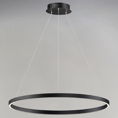 ET2 Lighting Groove 24-Inch LED Pendant in Black by ET2 Lighting E22724-BK