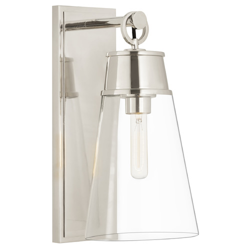 Z-Lite Wentworth Polished Nickel Sconce by Z-Lite 2300-1SL-PN