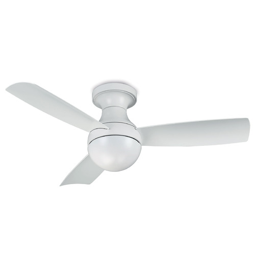 WAC Lighting Orb 44-Inch Flush Mount Fan in Matte White by WAC Lighting F-004-MW