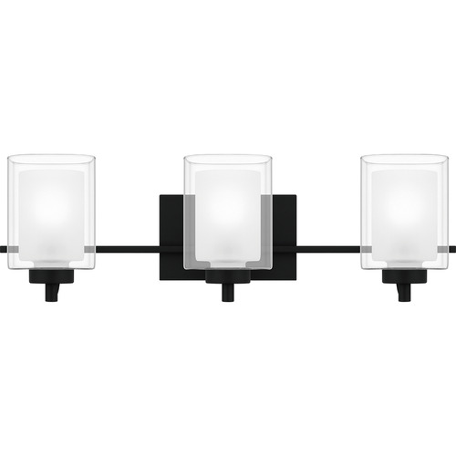Kolt Matte Black Bathroom Light by Quoizel Lighting