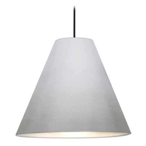 Besa Lighting Besa Lighting Dylan Black LED Pendant Light with Conical Shade 1TT-DYLANSL-LED-BK