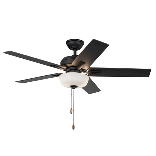Kuzco Lighting Erikson Matte Black LED Ceiling Fan with Light
