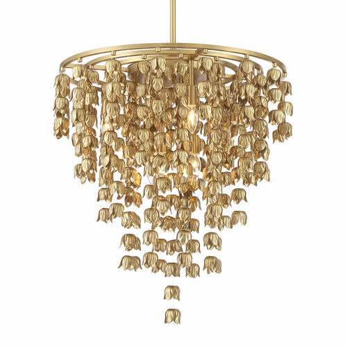 Minka Lavery Ashgrove 8-Light Pendant in Legacy Brass Finish