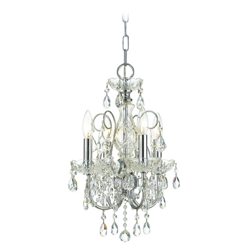 Crystorama Lighting Imperial Polished Chrome Crystal Chandelier