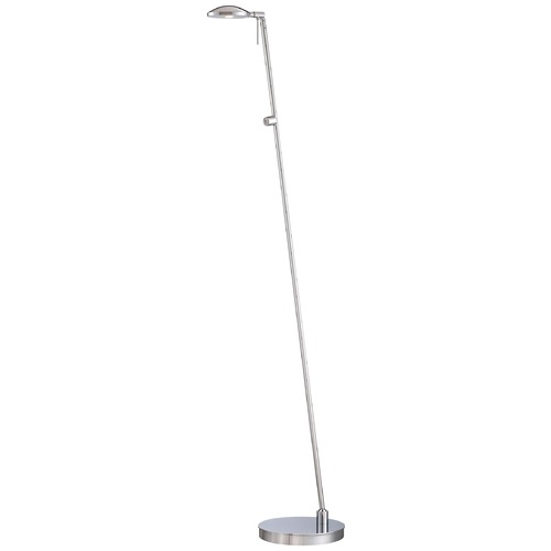 George Kovacs Lighting George's Reading Room LED Floor Lamp in Chrome by George Kovacs P4334-077