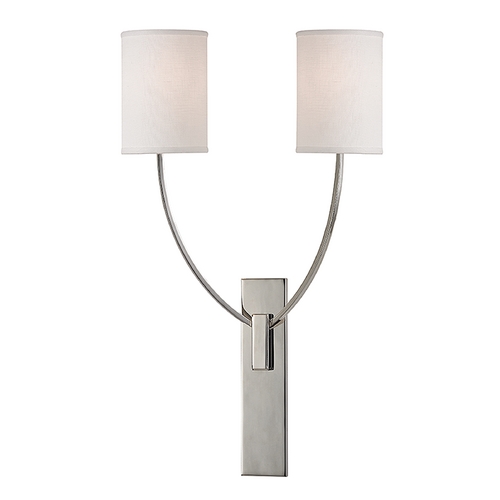 Hudson Valley Lighting Colton Polished Nickel Sconce by Hudson Valley Lighting 732-PN