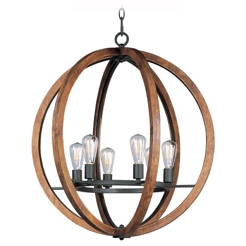 Maxim Lighting Bodega Bay Anthracite Chandelier by Maxim Lighting 20918APAR