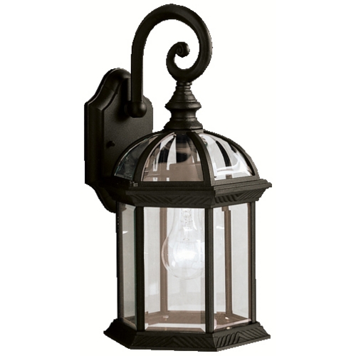 Kichler Lighting Barrie 15.50-Inch Outdoor Wall Light in Black by Kichler Lighting 9735BK