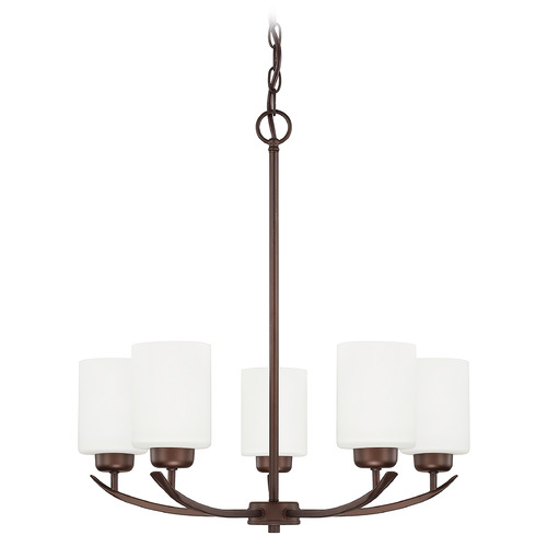 Dixon 23-Inch Chandelier in Bronze by HomePlace by Capital Lighting