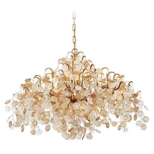 Eurofase Lighting Campobasso 26-Inch Chandelier in Antique Gold by Eurofase Lighting 29059-010