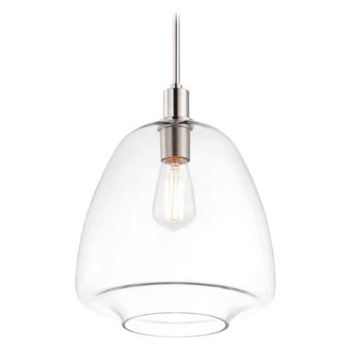 Maxim Lighting Babylon Satin Nickel Pendant Light with Bowl / Dome Shade