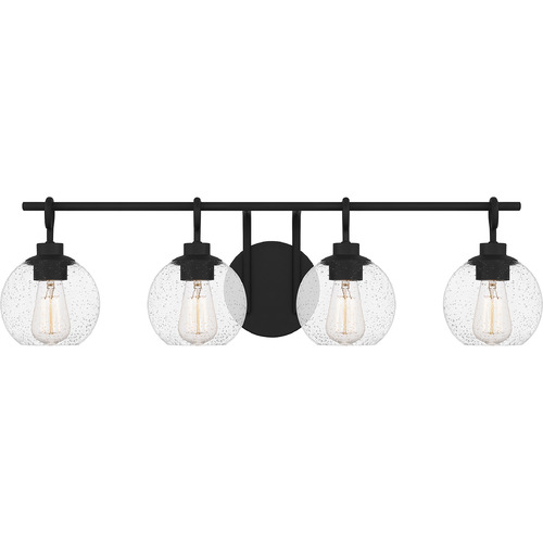 Quoizel Lighting Winston Bathroom Light in Matte Black by Quoizel Lighting WTN8632MBK