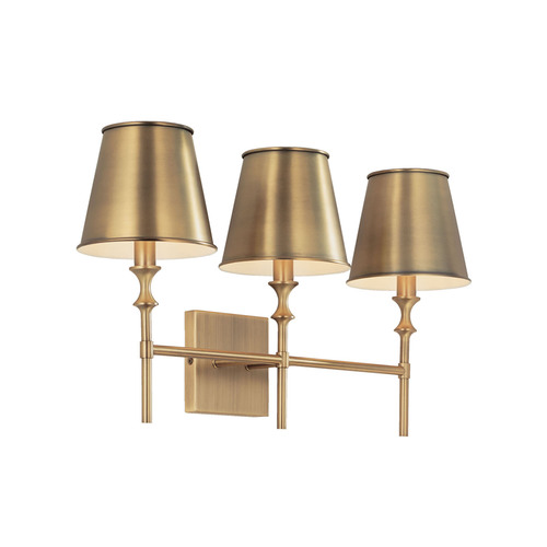 Whitney 24-Inch Vanity Light in Aged Brass by Capital Lighting