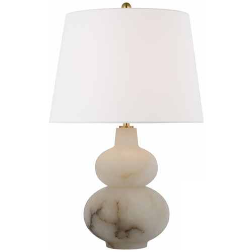 Visual Comfort Signature Collection Thomas OBrien Ciccio Table Lamp in Alabaster by VC Signature TOB3516ALBL