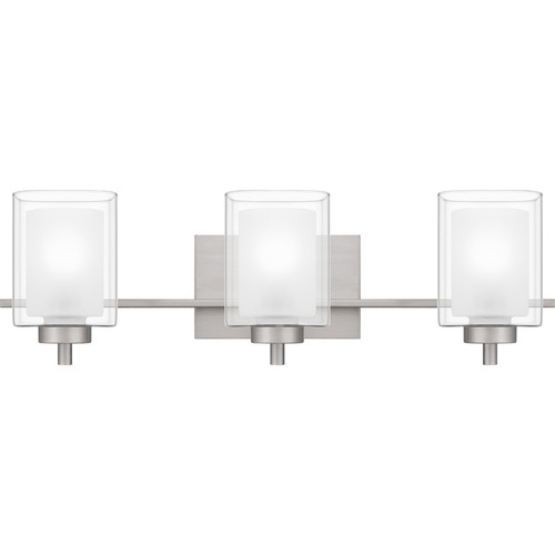 Kolt Brushed Nickel Bathroom Light by Quoizel Lighting